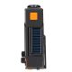 25. Extralink Solar-Notfallradio mit Kurbeldynamo-Powerbank (4000 mAh) und SOS-Taschenlampe SR-4000, tragbar, analog, Schwarz/Orange