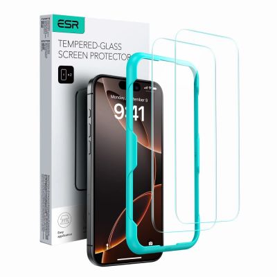 ESR Tempered Glass 2-PACK für iPhone 16 Pro Max – transparent