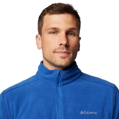 4. Columbia Klamath Range II Fleece mit halbem Reißverschluss 1352472441 Blau L
