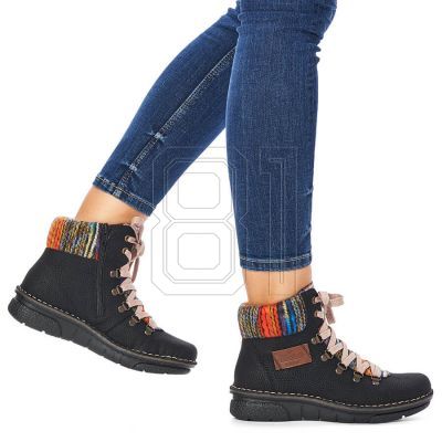 24. Rieker W 73343-0 RKR171 Stiefeletten