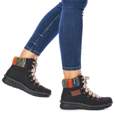 24. Rieker W 73343-0 RKR171 Stiefeletten