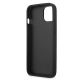 7. Karl Lagerfeld Leder Ikonik Karl's Head Metallhülle für iPhone 13 mini - Rosa