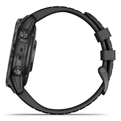 35. Garmin EPIX PRO g2 47 mm Schiefergrau Schwarz / Schwarzes Band Sportuhr