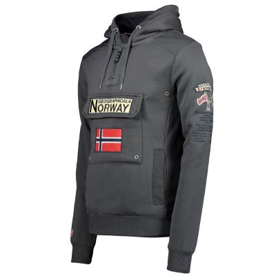 3. Geographical Norway Gymclass DB 100 M Sweatshirt WU4190H-GN-DARKGREY