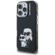 2. Karl Lagerfeld IML Aquarelle Karl & Choupette & Logo Hülle für iPhone 16 Pro Max - Schwarz