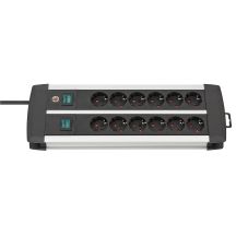 Brennenstuhl Premium-Duo-Alu-Line Steckdosenleiste 2x6x3m