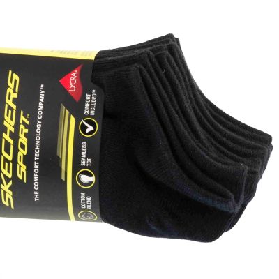 2. Skechers 6er-Pack Herren-Socken aus Baumwolle, NSHW, S117809-BLK, Schwarz, 41–46