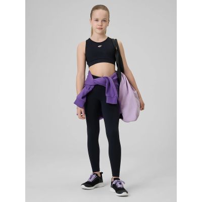 Nahtlose Sportleggings für Mädchen, Größe 4F 4FJRSS26TFTIF518-20S