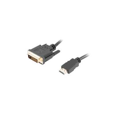 2. Lanberg CA-HDDV-20CU-0030-BK Kabel (HDMI M - DVI-D (24+1) M; 3 m; schwarz)