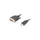2. Lanberg CA-HDDV-20CU-0030-BK Kabel (HDMI M - DVI-D (24+1) M; 3 m; schwarz)