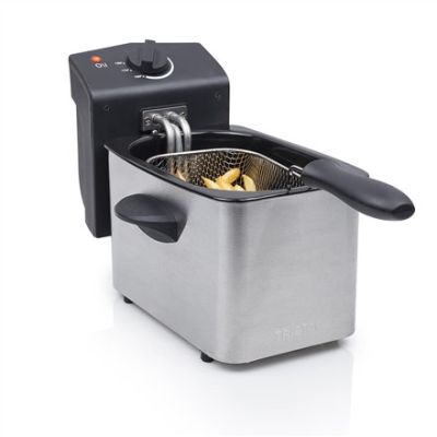 Tristar FR-6919 Fritteuse, Einzeln, 2 l, autonom, 800 W, Schwarz, Edelstahl