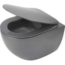 Wandhängende, randlose Toilette