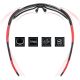6. Rockbros 10182 polarisierende Fahrradbrille – rot