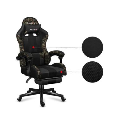 40. Huzaro Force 4.7 Camo Mesh Gaming-Stuhl