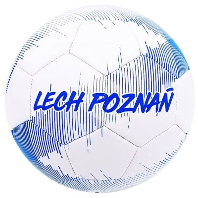 2. Lech Poznań Weiß-Blaues Wappenball