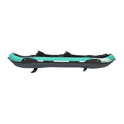 22. Bestway 65052 / 24 Sport Kajak 2-Sitzer Schwarz, Grün, Grau, Mint Acrylnitril-Butadien-Styrol (ABS), Nylon, Polyester, Polypropylen (PP), Polyvinylchlorid (PVC) Aufblasbares Kajak
