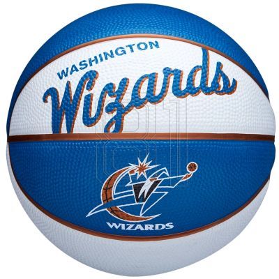 4. Wilson Team Retro Washington Wizards Mini-Basketball WTB3200XBWAS