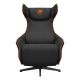 2. COUGAR CGR-MGS-ORB Gaming-Sofa mit gepolstertem Sitz, Schwarz
