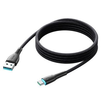 3. Joyroom Starry Series SA32-AC3 3A USB-A/USB-C-Kabel 1 m – schwarz