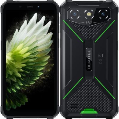 12. Oukitel G3 G3-GN/OL Smartphone 6" Dual-SIM Android 14 4G USB Typ-C 4GB 128GB 6300mAh Grün