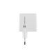 4. NATEC LADEGERÄT RIBERA GAN 1x USB-A + 1x USB-C 65W WEISS NUC-2144