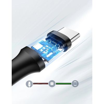7. Ugreen US287 60826 USB-A / USB-C 3A Kabel 3m - Schwarz
