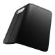 8. Puro Wallet Stand Case für iPhone 17 Air aus Öko-Leder, mit Klappe, Geldbörse und Standfunktion - Schwarz