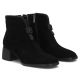 6. Schwarze Damen-Lederstiefeletten mit Blockabsatz Filippo DBT8200