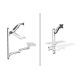 13. Einzelner Wandarm 1xLCD + Tastatur, max. 32" und 8 kg, 360° Neigung und Drehung (PIVOT)