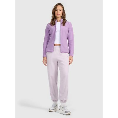 3. Damen-Slim-Fleecejacke mit Stehkragen 4F 4FRAW25TFLEF496-52S