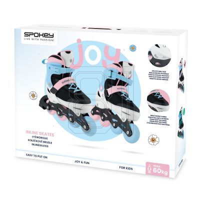 10. Spokey Joy Jr Rollschuhe SPK-942278 Größe 27-30 GN/BL