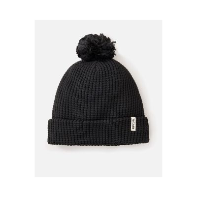 RIP CURL Anoeta Reg Pom Pom Beanie Black