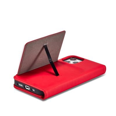 11. Magnetkartenhülle für iPhone 12 Pro Max Tasche Kartenetui Kartenhalter Rot