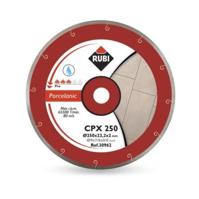 RUBI CPX Diamanttrennscheibe 200 x 25,4 mm PRO, für Feinsteinzeugfliesen