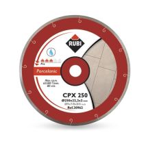 RUBI CPX Diamanttrennscheibe 200 x 25,4 mm PRO, für Feinsteinzeugfliesen