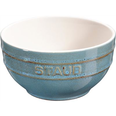 9. Staub Ceramique Schüssel-Set 0,7 l Rund Keramik Türkis 4-tlg.