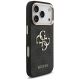 4. Guess 4G Big 4G Classic Logo Hülle für iPhone 17 Pro / 18 Pro – Schwarz und Gold