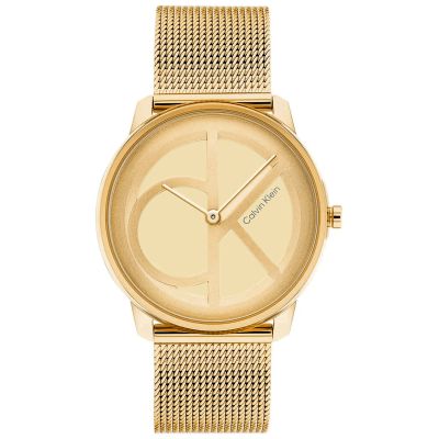 CALVIN KLEIN Iconic Mesh Damenuhr 25200034 + Box