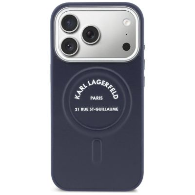 3. Karl Lagerfeld Karl RSG Logo MagSafe Hülle für iPhone 17 Pro - Blau