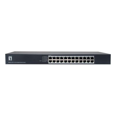 LevelOne GEU-2432 Unmanaged Gigabit Ethernet (10/100/1000) 1HE Grau