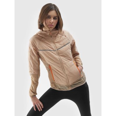 Damen-Wanderjacke mit 4F Primaloft®-Isolierung, schwarz, aus recyceltem Material, Modell 4FWSS24TDJAF383-83S