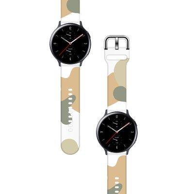 2. Strap Moro für Samsung Galaxy Watch 40 / 41 / 42 / 43 / 44 mm Silikonarmband Uhrenarmband - Muster 6