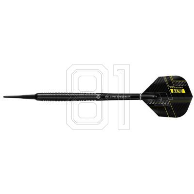 5. Harrows NX90 Schwarz 90 % Softip-Dartpfeile