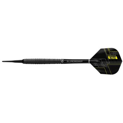5. Harrows NX90 Schwarz 90 % Softip-Dartpfeile