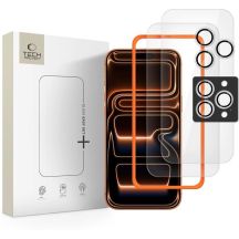 Tech-Protect Easy Set+ 3er-Pack Panzerglas für iPhone 16 Pro Max / 17 Pro Max - transparent