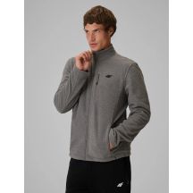 Herren-Fleecejacke in Standardgröße mit Stehkragen, Größe 4F 4FRAW26TFLEM542-24M