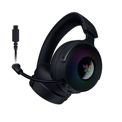4. Razer Kraken V4 Pro Bluetooth-Over-Ear-Headset mit Mikrofon, kabellos, schwarz