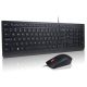 5. Lenovo Basic | Tastatur- und Maus-Set | Kabelgebunden | US/Euro | Schwarz