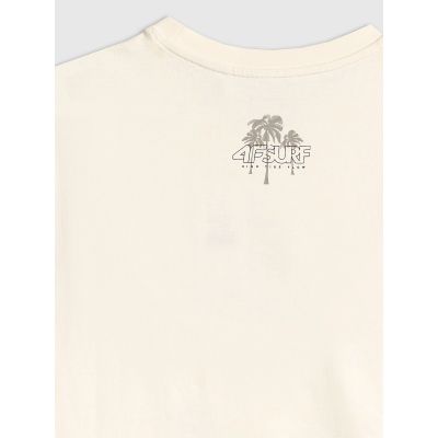 7. Herren-T-Shirt mit Aufdruck, regulär, Größe 4F 4FRSS26TTSHM4298-11S