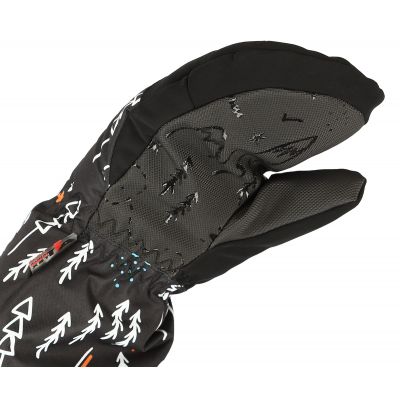 4. Viking Snoppy Kids Winterhandschuhe, Aqua Thermo Tex Membran, Ski, schwarz (125/23/2288/09)
